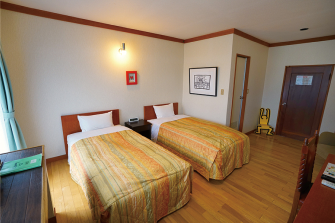 Western-style guestroom (standard twin) / 5 rooms