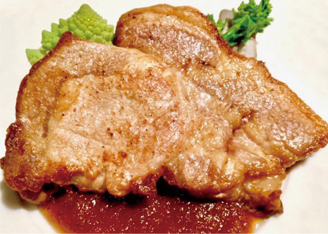 Sautéed Fujizakura pork
